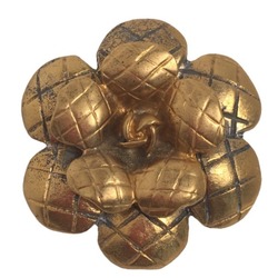 CHANEL Brooch Vintage Camellia Chanel Gold