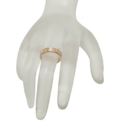 Bvlgari Double 1P Diamond Women's/Men's Ring 750 Pink Gold No. 7