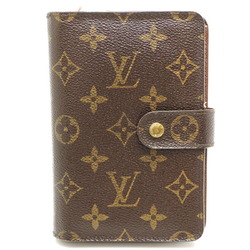 Louis Vuitton Porte Papier Zip Women's Bifold Wallet M61207 Monogram Ebene (Brown)