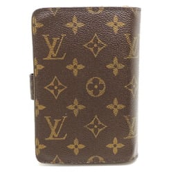 Louis Vuitton Porte Papier Zip Women's Bifold Wallet M61207 Monogram Ebene (Brown)