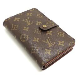 Louis Vuitton Porte Papier Zip Women's Bifold Wallet M61207 Monogram Ebene (Brown)