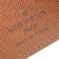 Louis Vuitton Porte Papier Zip Women's Bifold Wallet M61207 Monogram Ebene (Brown)