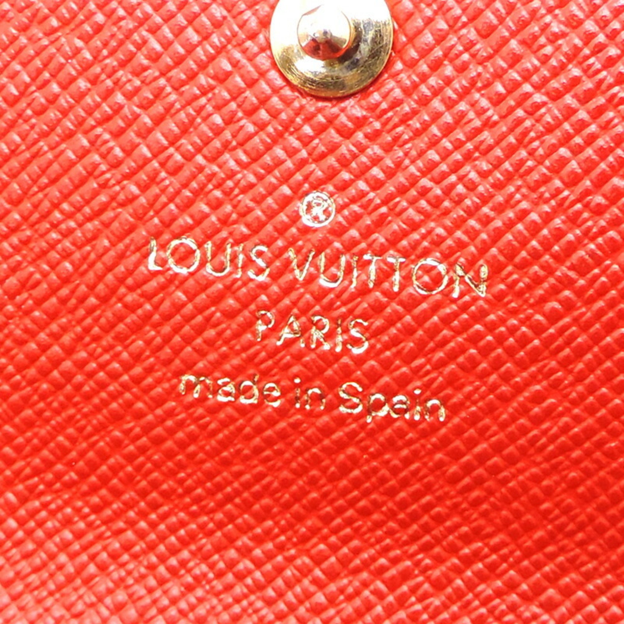 Louis Vuitton Pochette Porte Monet Credit Women's Long Wallet M63577 Epi Castilian Red (Red)