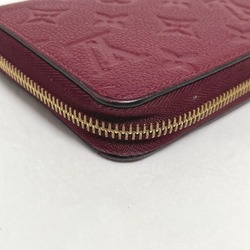 LOUIS VUITTON Round Zipper Monogram Empreinte Leather Zippy Wallet M62214 Louis Vuitton Threes Long LV