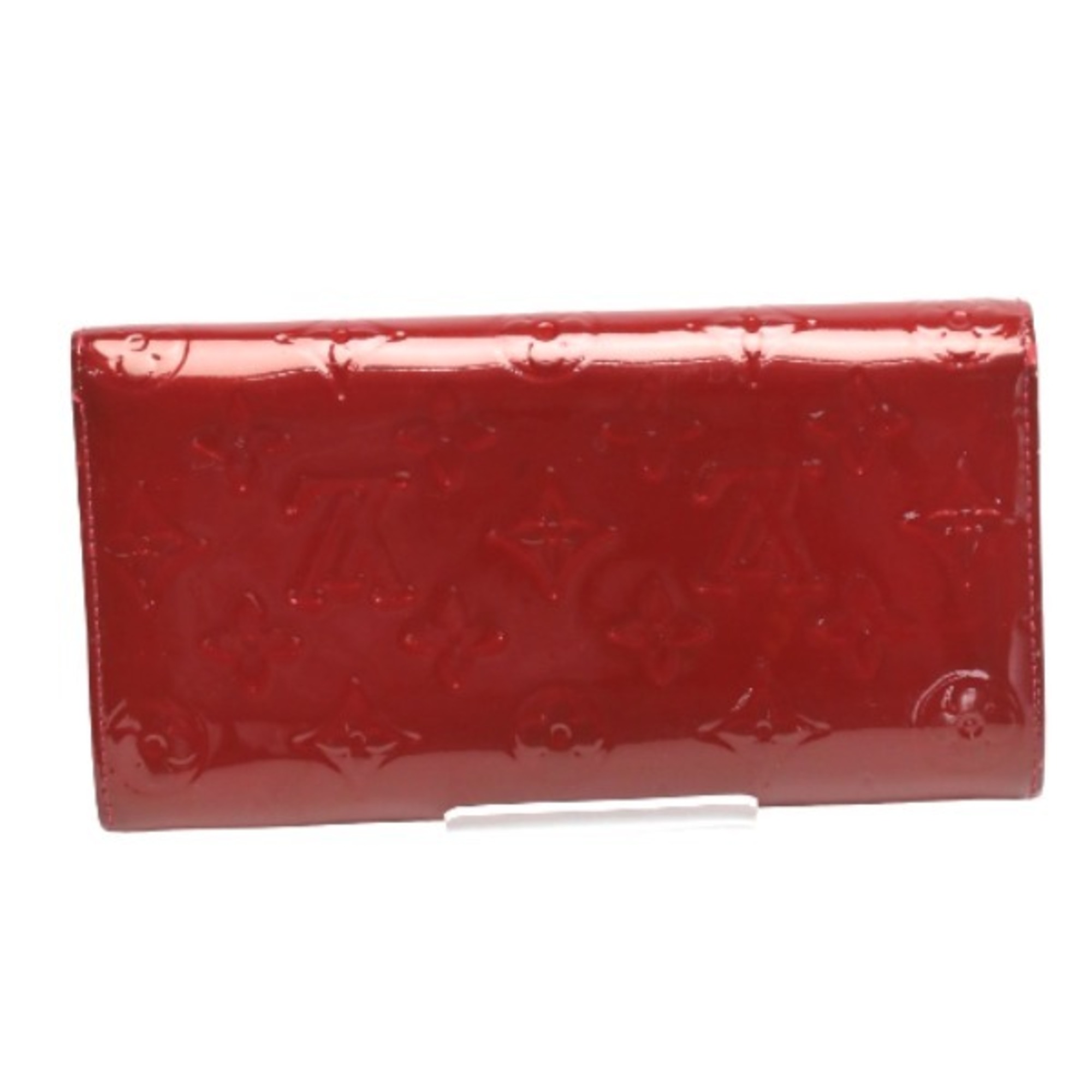 LOUIS VUITTON Portefeuille Sala Vernis Bifold Zipper Long Wallet M93530 Louis Vuitton Pomme d'Amour LV