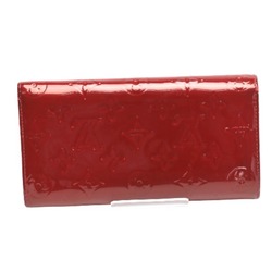 LOUIS VUITTON Portefeuille Sala Vernis Bifold Zipper Long Wallet M93530 Louis Vuitton Pomme d'Amour LV