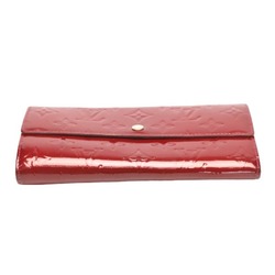 LOUIS VUITTON Portefeuille Sala Vernis Bifold Zipper Long Wallet M93530 Louis Vuitton Pomme d'Amour LV