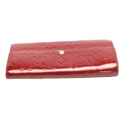 LOUIS VUITTON Portefeuille Sala Vernis Bifold Zipper Long Wallet M93530 Louis Vuitton Pomme d'Amour LV