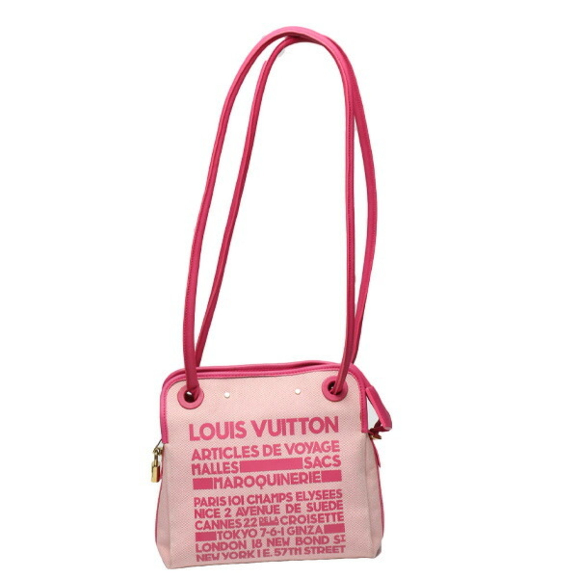 LOUIS VUITTON Rider Cruise Collection 2009 Spring/Summer Limited M92809 Louis Vuitton Pink Shoulder Bag LV