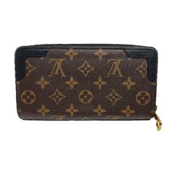 LOUIS VUITTON Round Zipper Monogram Zippy Wallet M61855 Louis Vuitton Noir Long LV