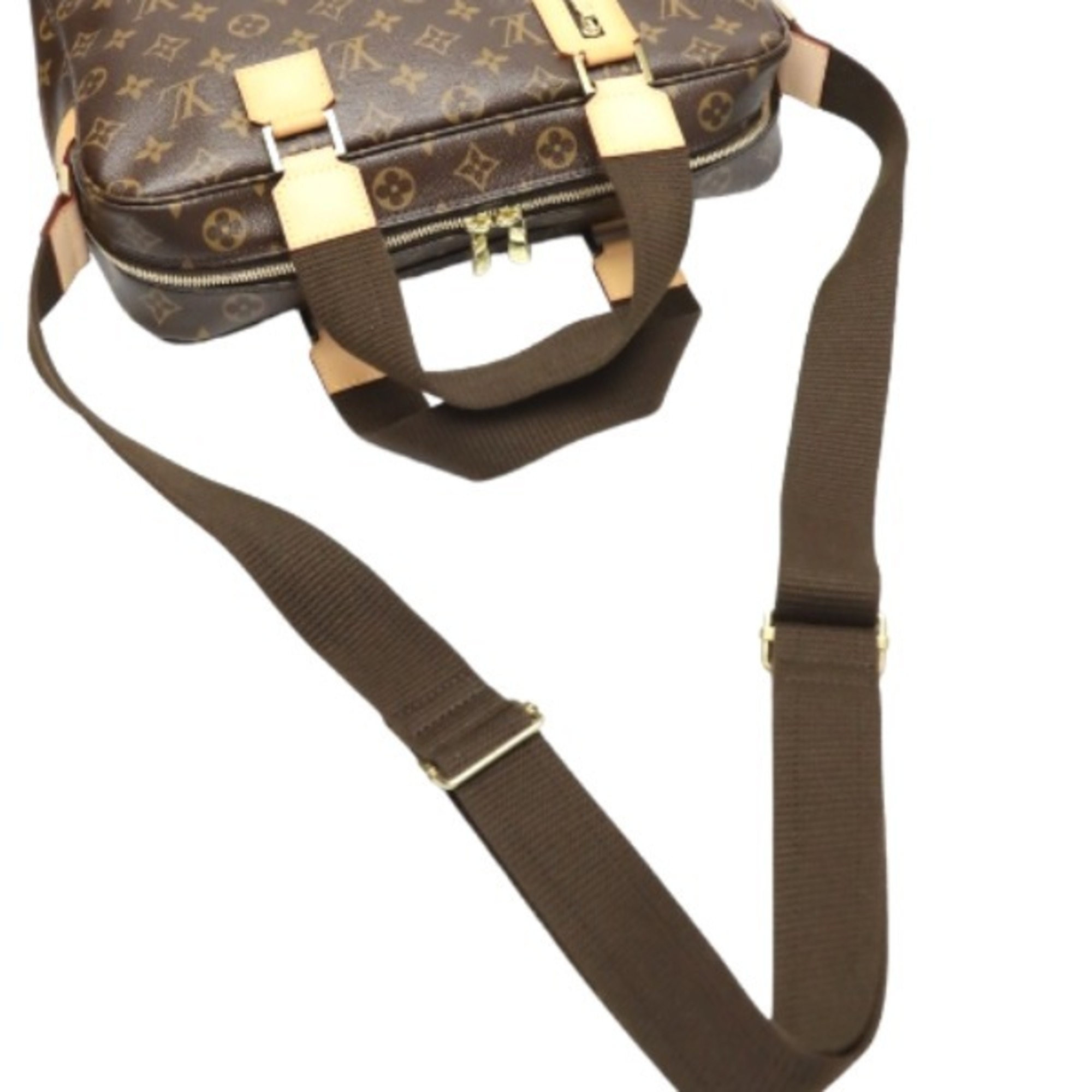 LOUIS VUITTON Travel Bag Monogram Sac Bosfort M40043 Louis Vuitton Brown Shoulder LV