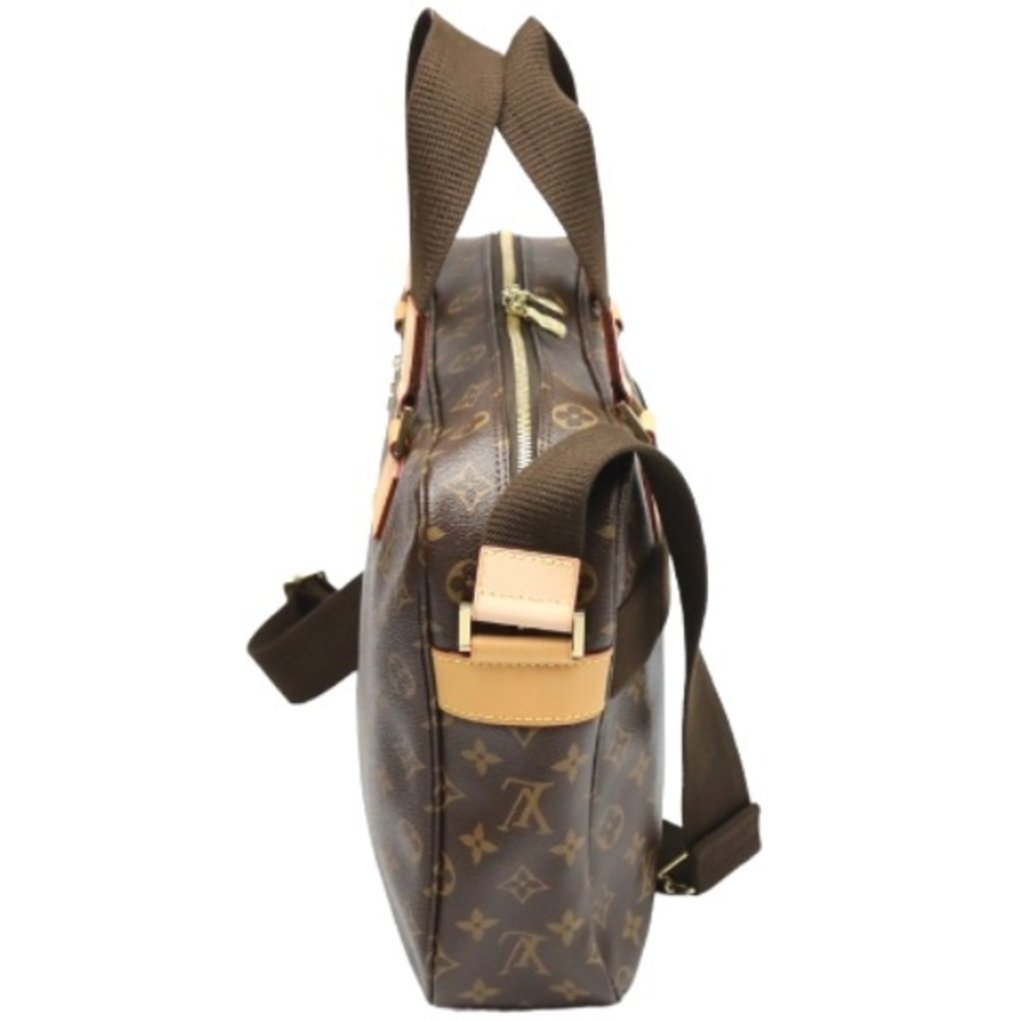 LOUIS VUITTON Travel Bag Monogram Sac Bosfort M40043 Louis Vuitton Brown Shoulder LV