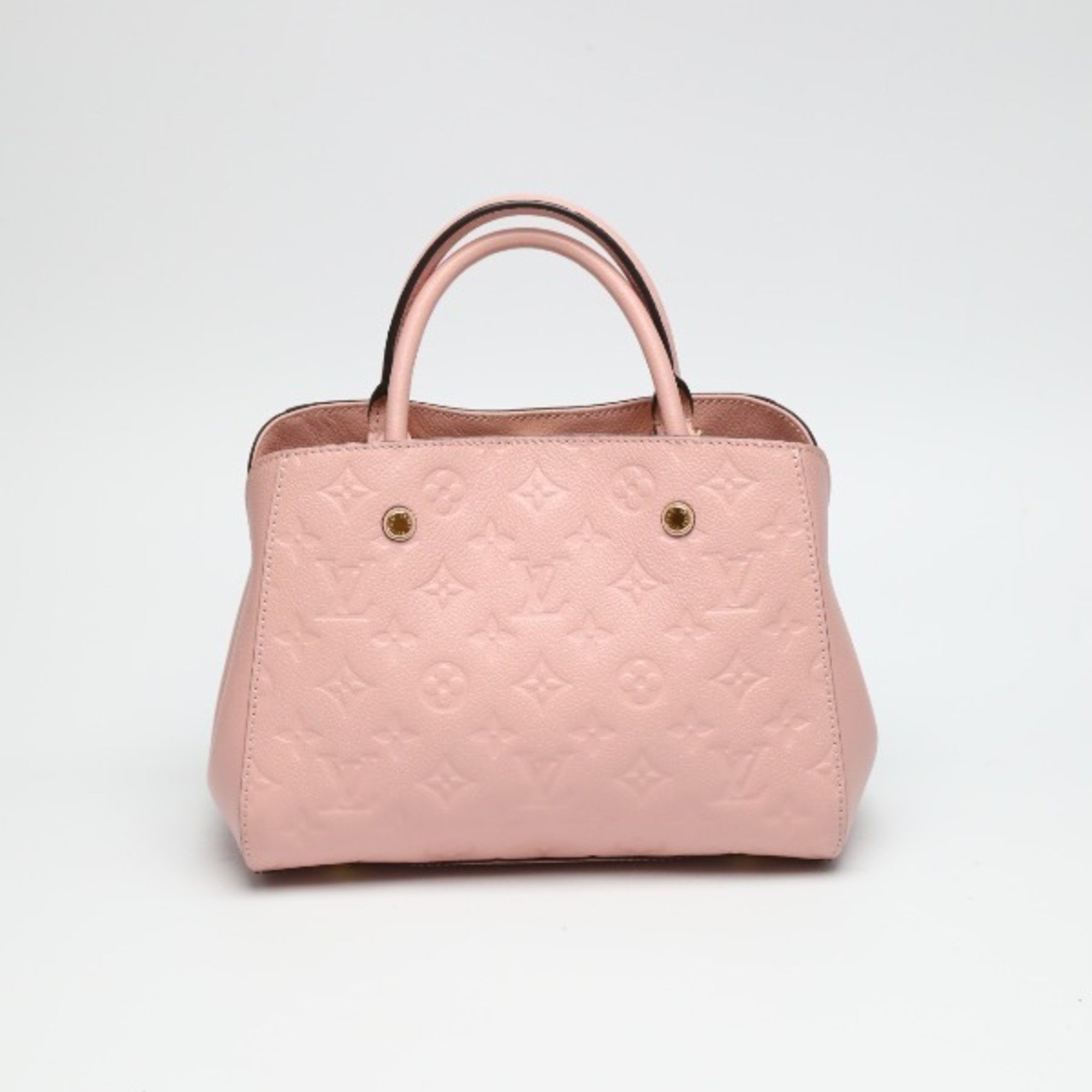 LOUIS VUITTON Montaigne BB Empreinte Rose Poudre M44123 Louis Vuitton Shoulder Bag LV