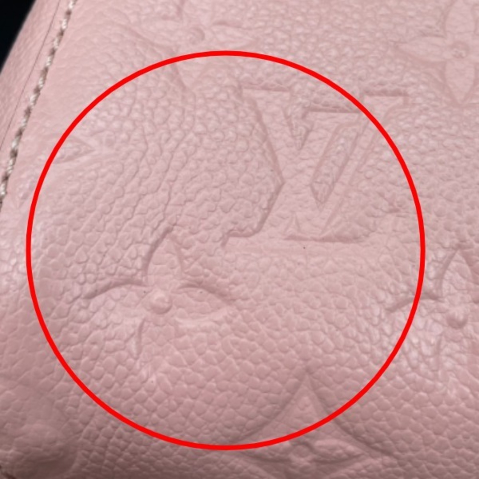 LOUIS VUITTON Montaigne BB Empreinte Rose Poudre M44123 Louis Vuitton Shoulder Bag LV