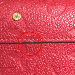 LOUIS VUITTON Long Wallet Monogram Portefeuille M62459 Louis Vuitton Red LV