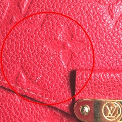 LOUIS VUITTON Long Wallet Monogram Portefeuille M62459 Louis Vuitton Red LV