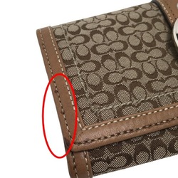 COACH long wallet coach brown