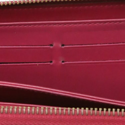 LOUIS VUITTON Round Zipper Vernis Zippy Wallet M61379 Louis Vuitton Magenta Long LV