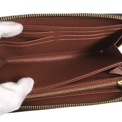 LOUIS VUITTON Long Wallet Monogram Round Zipper M42616 Louis Vuitton Brown LV
