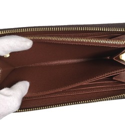 LOUIS VUITTON Long Wallet Monogram Round Zipper M42616 Louis Vuitton Brown LV