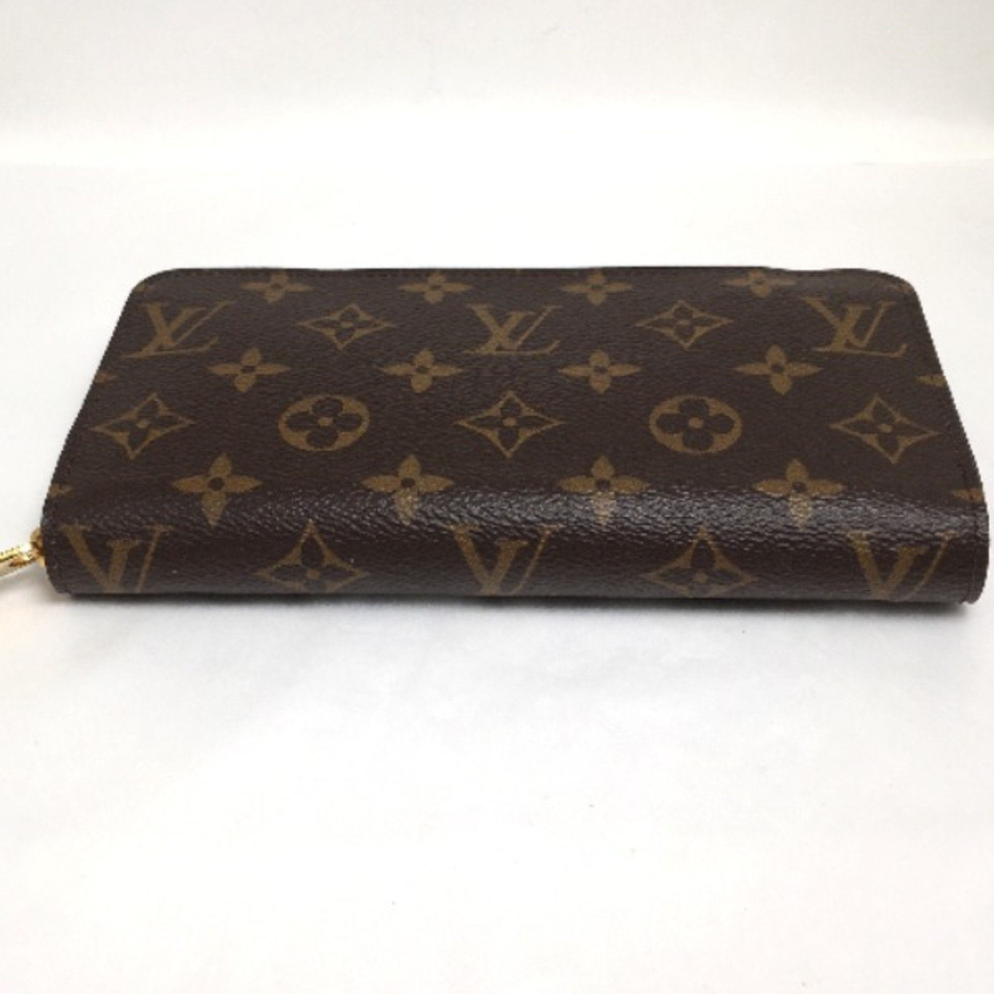 LOUIS VUITTON Round Zipper Monogram Zippy Wallet M41896 Louis Vuitton Coquelicot Long LV