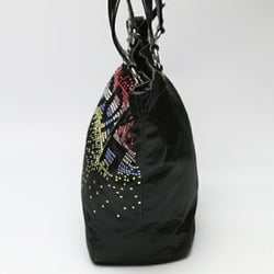 COACH Rhinestone Holiday Tote Bag Satin x Patent F17144 Coach Black