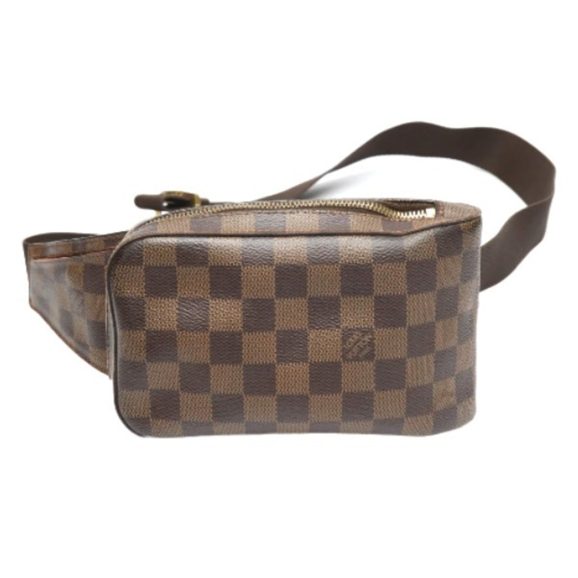 LOUIS VUITTON Waist Pouch Damier Jeronimos N51994 Louis Vuitton Brown Body Bag LV