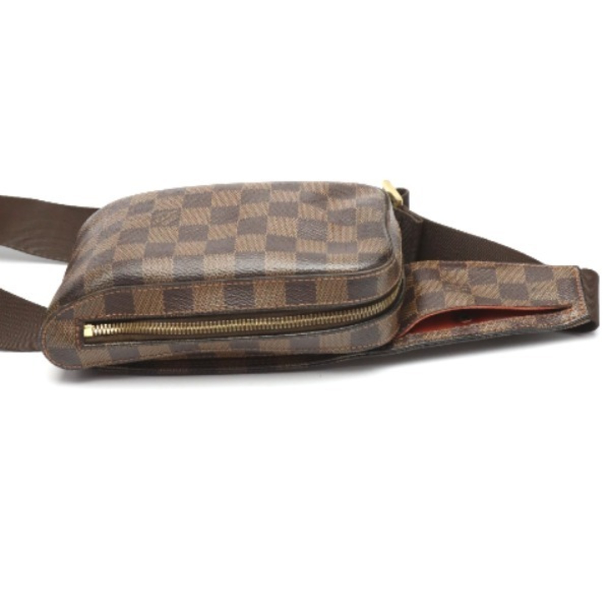 LOUIS VUITTON Waist Pouch Damier Jeronimos N51994 Louis Vuitton Brown Body Bag LV