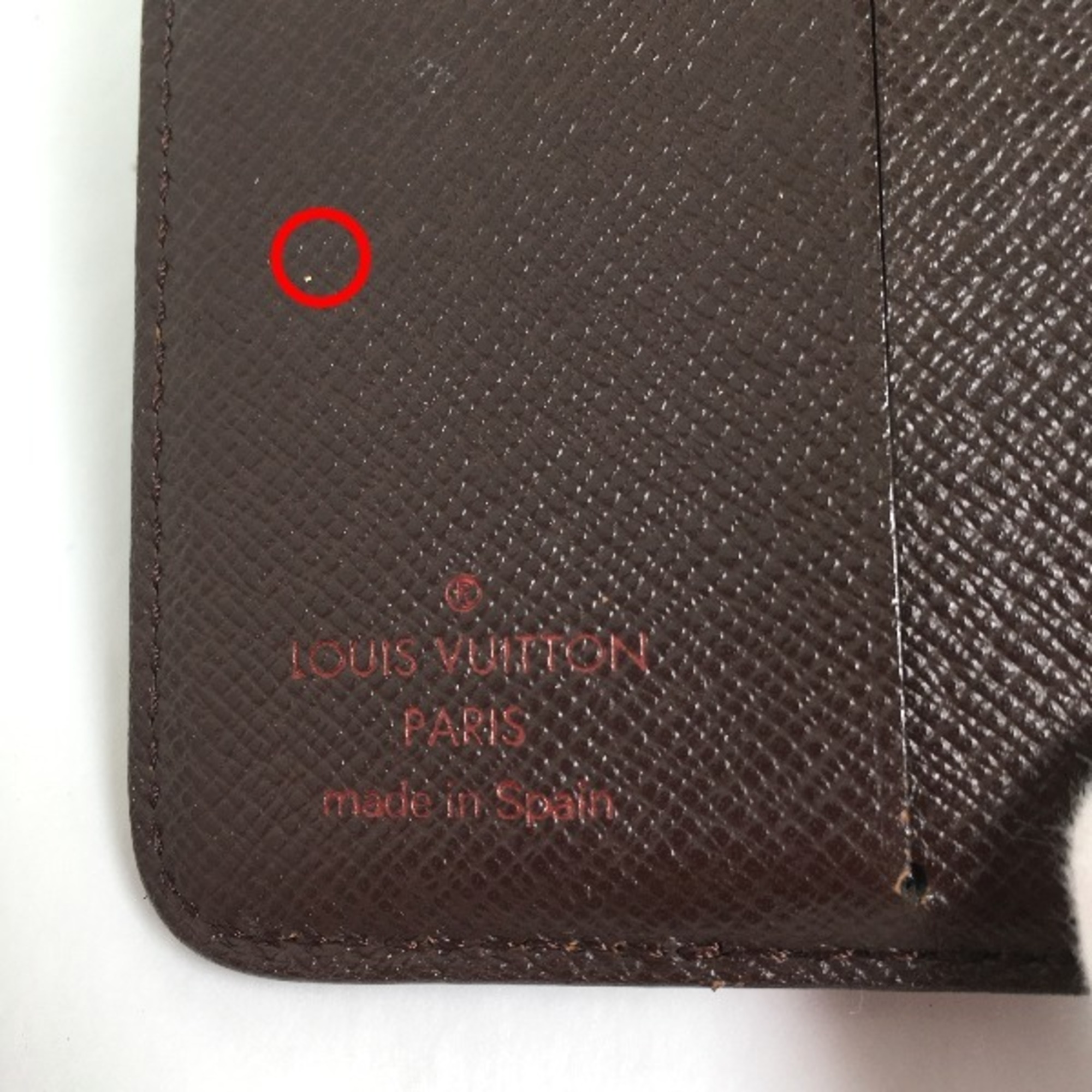 LOUIS VUITTON Card Pocket Zipper Wallet Damier Compact Zip N61668 Louis Vuitton Brown Bifold LV