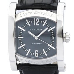 Polished BVLGARI Assioma Stainless Steel Automatic Mens Watch AA44S BF566028