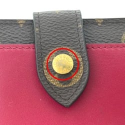 LOUIS VUITTON Bifold Wallet Monogram Portefeuille Juliet M69433 Louis Vuitton Fuchsia LV