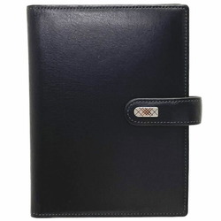Burberry Notebook Cover Leather Black BURBERRY Agenda