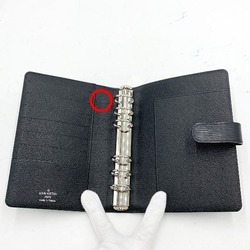 LOUIS VUITTON Notebook Case Epi Agenda MM Louis Vuitton Noir Cover LV