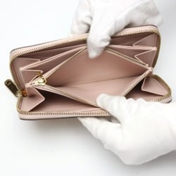 LOUIS VUITTON Round Zipper Vernis Zippy Wallet M90076 Louis Vuitton Rose Angelique Long LV