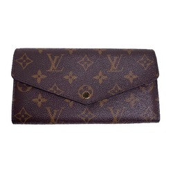 LOUIS VUITTON Portefeuille Sarah Monogram M60531 Louis Vuitton Brown Long Wallet LV