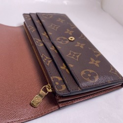 LOUIS VUITTON Portefeuille Sarah Monogram M60531 Louis Vuitton Brown Long Wallet LV