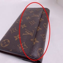 LOUIS VUITTON Portefeuille Sarah Monogram M60531 Louis Vuitton Brown Long Wallet LV