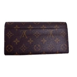 LOUIS VUITTON Portefeuille Sarah Monogram M60531 Louis Vuitton Brown Long Wallet LV