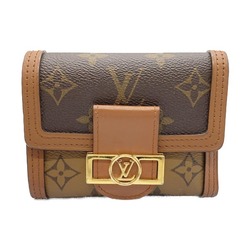 LOUIS VUITTON Portefeuil Dauphine Monogram Compact M68725 Louis Vuitton Brown Coin Case LV