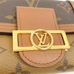 LOUIS VUITTON Portefeuil Dauphine Monogram Compact M68725 Louis Vuitton Brown Coin Case LV