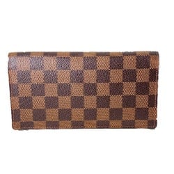 LOUIS VUITTON Portefeuilon Damier N62228 Louis Vuitton Brown Billfold LV