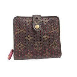 LOUIS VUITTON Round Zipper Monogram Perfot Bifold Wallet M95188 Louis Vuitton Fuchsia LV