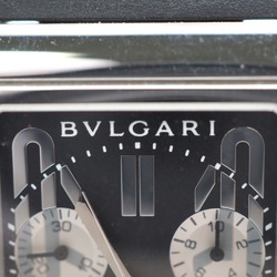 BVLGARI Bulgari RTC49S L8201 Retangolo Chrono QZ Quartz Black Dial Watch Men's