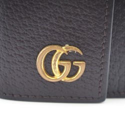GUCCI 435305 6-row GG Marmont Key Case Brown Unisex