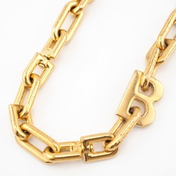 BALENCIAGA B Chain Necklace Gold Unisex