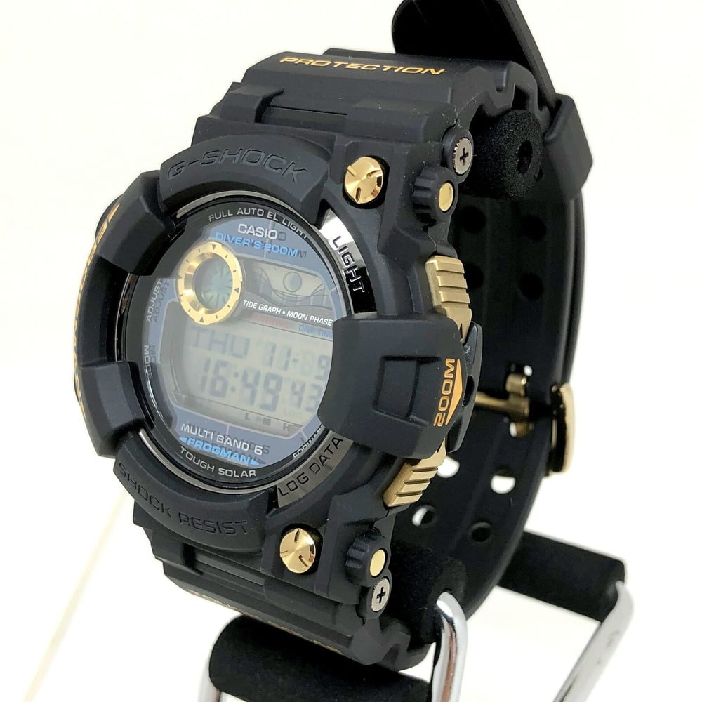 CASIO Casio G-SHOCK watch GWF-1000G-1JR FROGMAN gold black radio