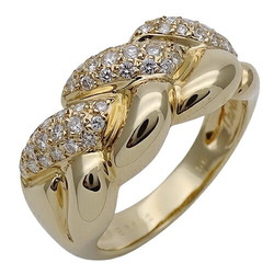 Cartier Ring Women's 750YG Diamond Radonya Yellow Gold #56 Approx. 16