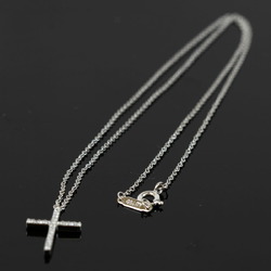 TIFFANY&Co. Cross Necklace 2.4g K18