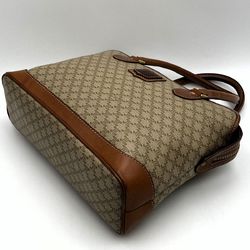 CELINE Macadam handbag tote bag beige PVC ladies fashion vintage M10