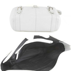 LOEWE 270411 Handbag Leather White Ladies